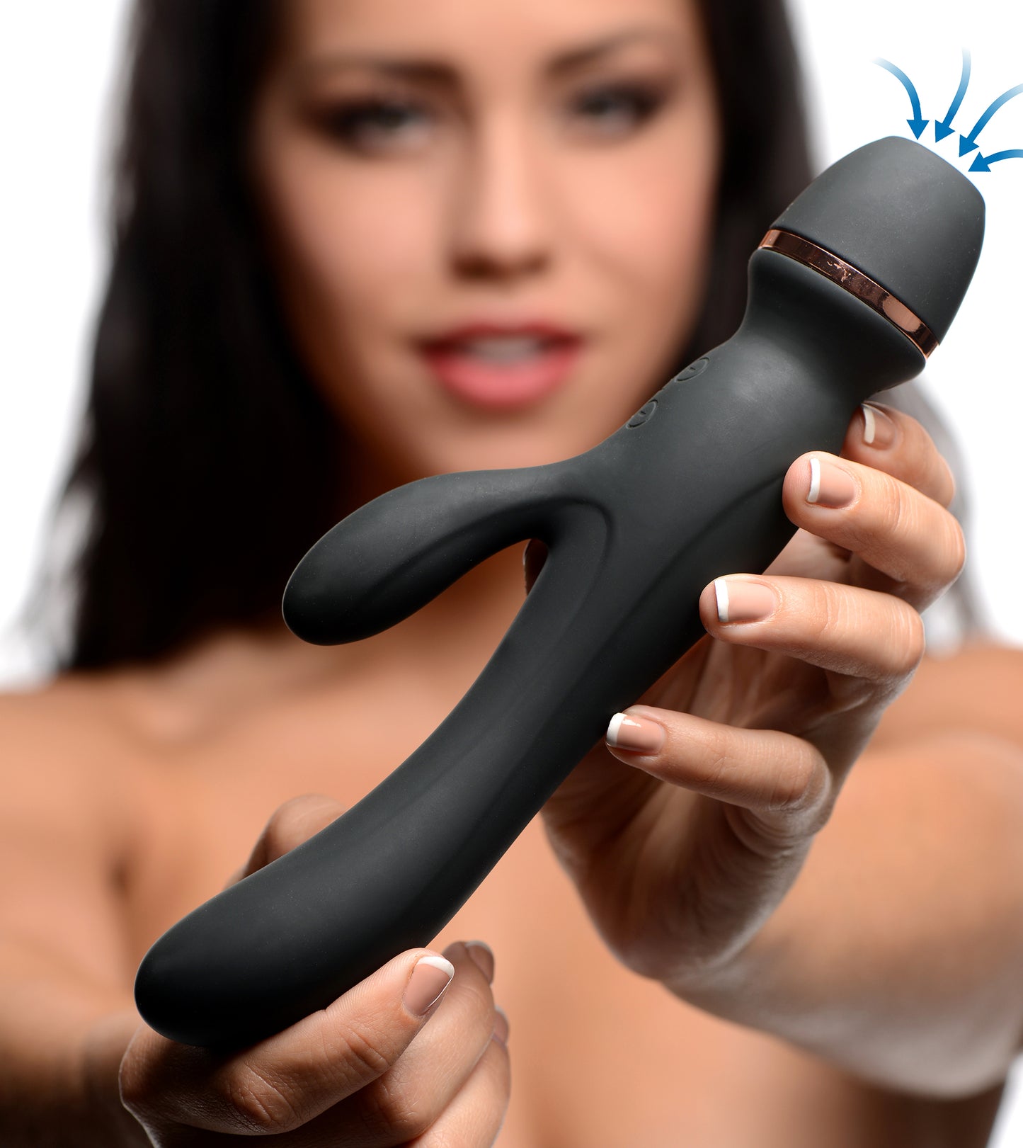 Shegasm Supreme 3 In 1 Silicone Suction Rabbit Vibe