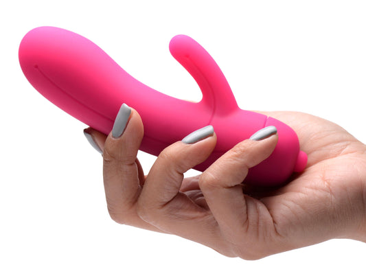 7x Lil Smoothie Mini Silicone Rabbit Vibe - Magenta