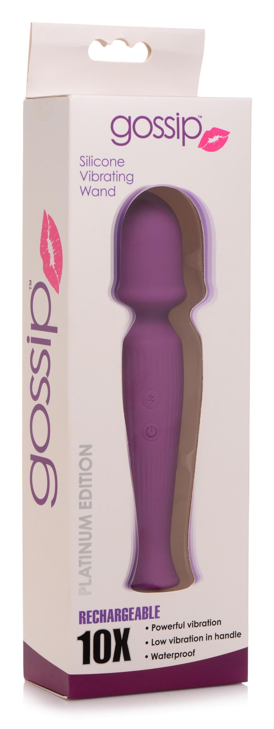 10x Silicone Wand Massager - Violet